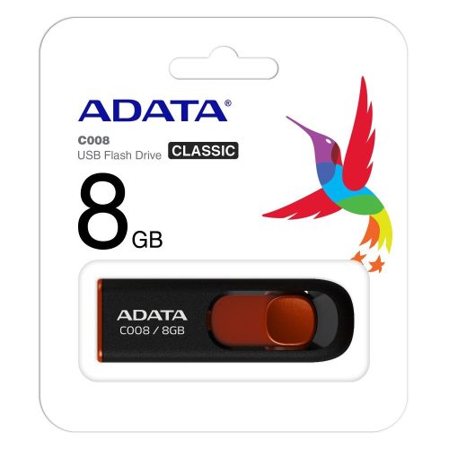 Adata C008 Slider 8GB USB2.0 pendrive
