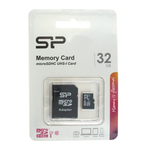 Silicon Power 32GB microSD memóriakártya+adapter