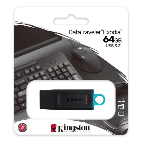 Kingston DataTraveler Exodia 64GB USB3.2 Gen 1 pendrive