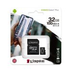   Kingston Canvas Select Plus 32GB MicroSD memóriakártya+adapter