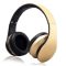 WPOWER K-818 Bluetooth, MP3, sztereó headset, arany