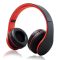WPOWER K-818 Bluetooth, MP3, sztereó headset, piros
