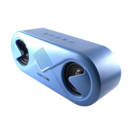 Niqin S6 Bluetooth 5.0 sztereó hangszóró, kék