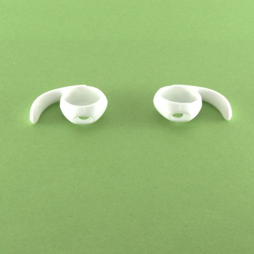 Airpods szilikon fülkampó, fehér, 1 pár/cs.