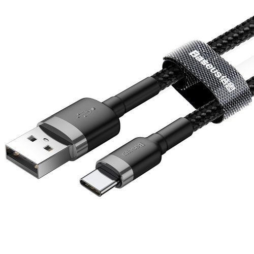 Baseus USB Type-C 2.0A kábel 3.0m, fekete