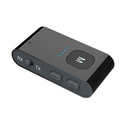 BR03N Bluetooth V5.0 multifunkciós audio adapter, fekete