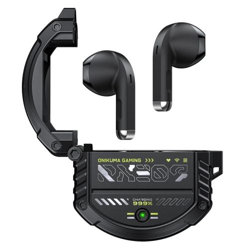 Onikuma T309 TWS Bluetooth 5.3 cink-ötvözet headset, fekete