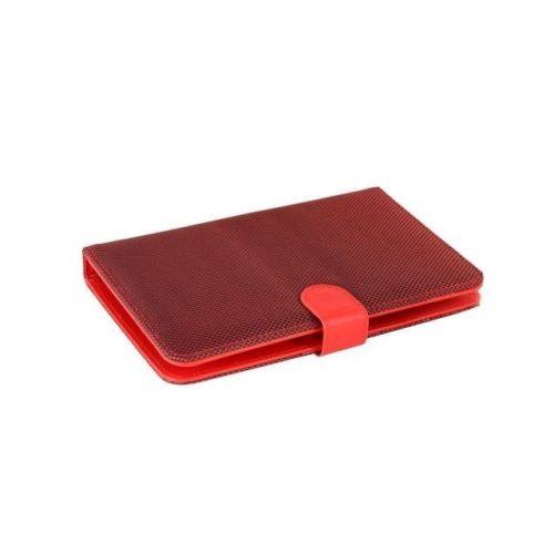 WPOWER 8" Billentyűzetes Tablet tok, mintás, piros, ENG