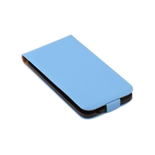 Samsung Galaxy S5 valódi bőr telefontok, kék (3468)