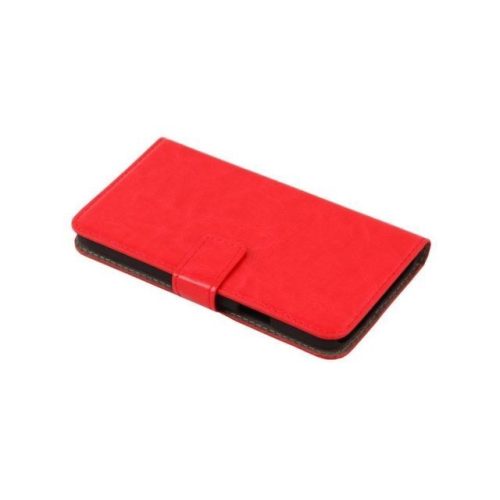 Samsung Galaxy S5 műbőr telefontok, piros (3463)