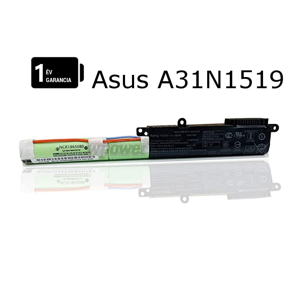Asus A31N1519 laptop akkumulátor 3200mAh, gyári